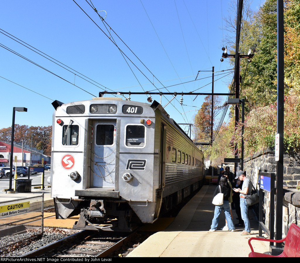 The 401 is trailing on Train # 2309